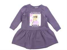 Name It purple sage sweatdress Barbie